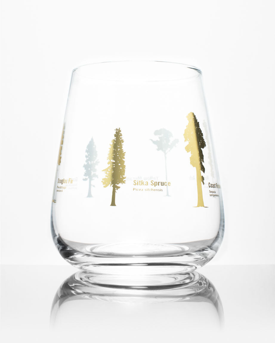 Forest Giants Wine Glass