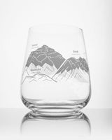 Bicchiere da Vino Cime Montuose del Mondo