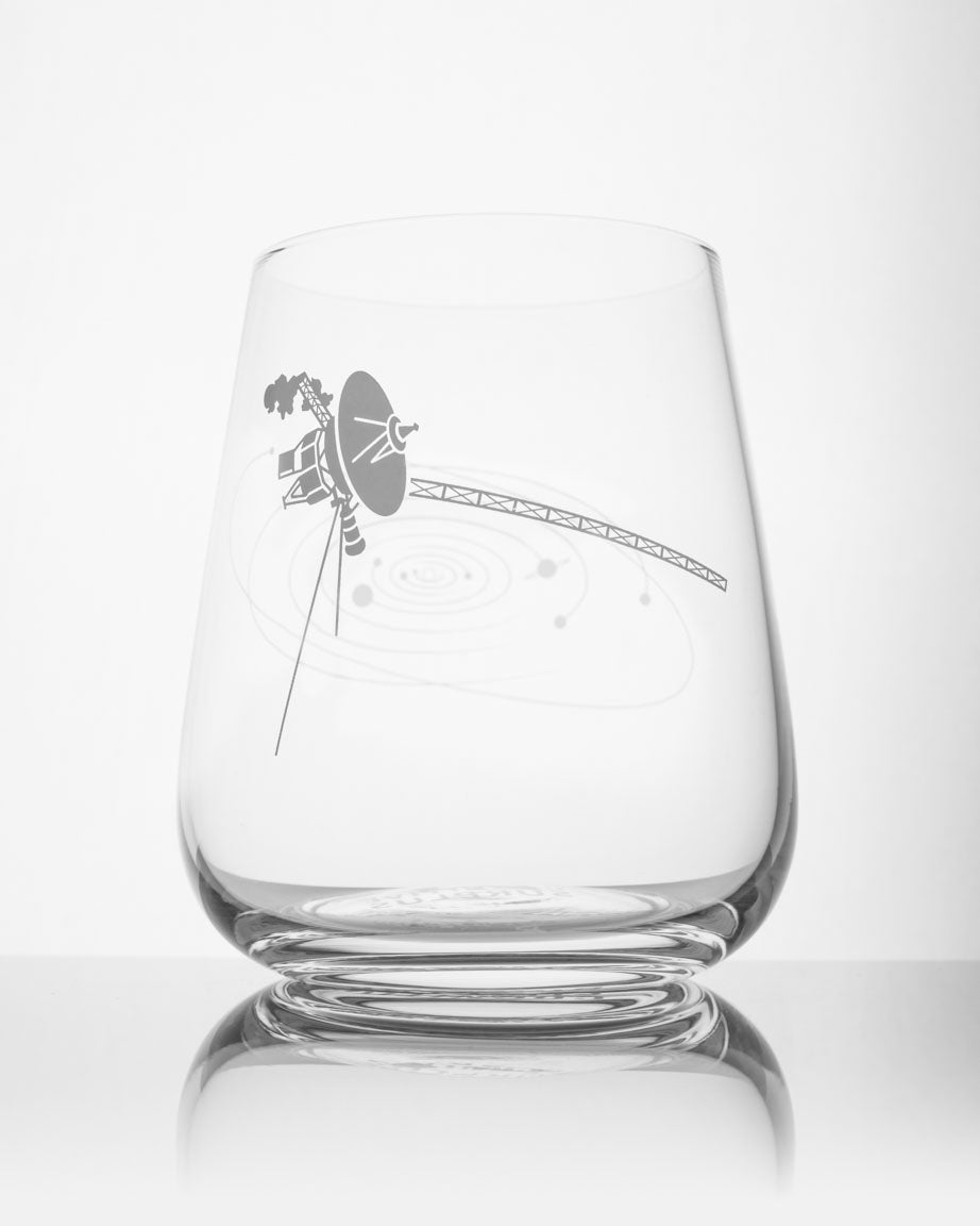 Voyage to the Unknown Wine Glass