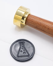 Chemistry Flask Wax Stamp