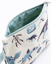 Retro Paleontology Pencil Bag